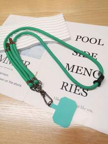 可调节手机带挂绳斜挎手机挂绳颈绳带补丁兼容 iPhone 手机挂绳带 - 運動條紋尼龍頸繩 - 查看 6