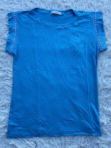 Short Sleeve T-Shirt With Floral Pattern, Perfect For Daily Wear - 彩色 - 查看 8