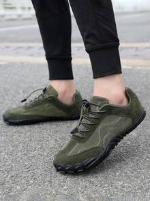 五趾徒步鞋潜水浮潜涉水河流户外沙滩男士游泳休闲鞋 - 軍綠色 - 查看 3