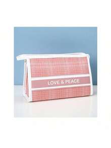 个性化盥洗包旅行收纳袋化妆包男女旅行收纳袋，化妆包，化妆包，度假收纳袋，大容量化妆品收纳袋化妆盒，适用于口红、刷子、护肤品、手机、硬币、小物品，适用于家庭、礼物、度假和节日万圣节圣诞节多功能用途 - 藍色 - 查看 4