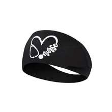 Diademas con botón para mascarilla, diademas anchas antideslizantes para enfermeras con protección para las orejas elástica para mujeres, hombres, médicos, sudadera diadema para la cabeza, Halloween