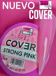 Acrylic Powder Strong Pink Make Cover Fantasy Nails - Hot Pink - View 3