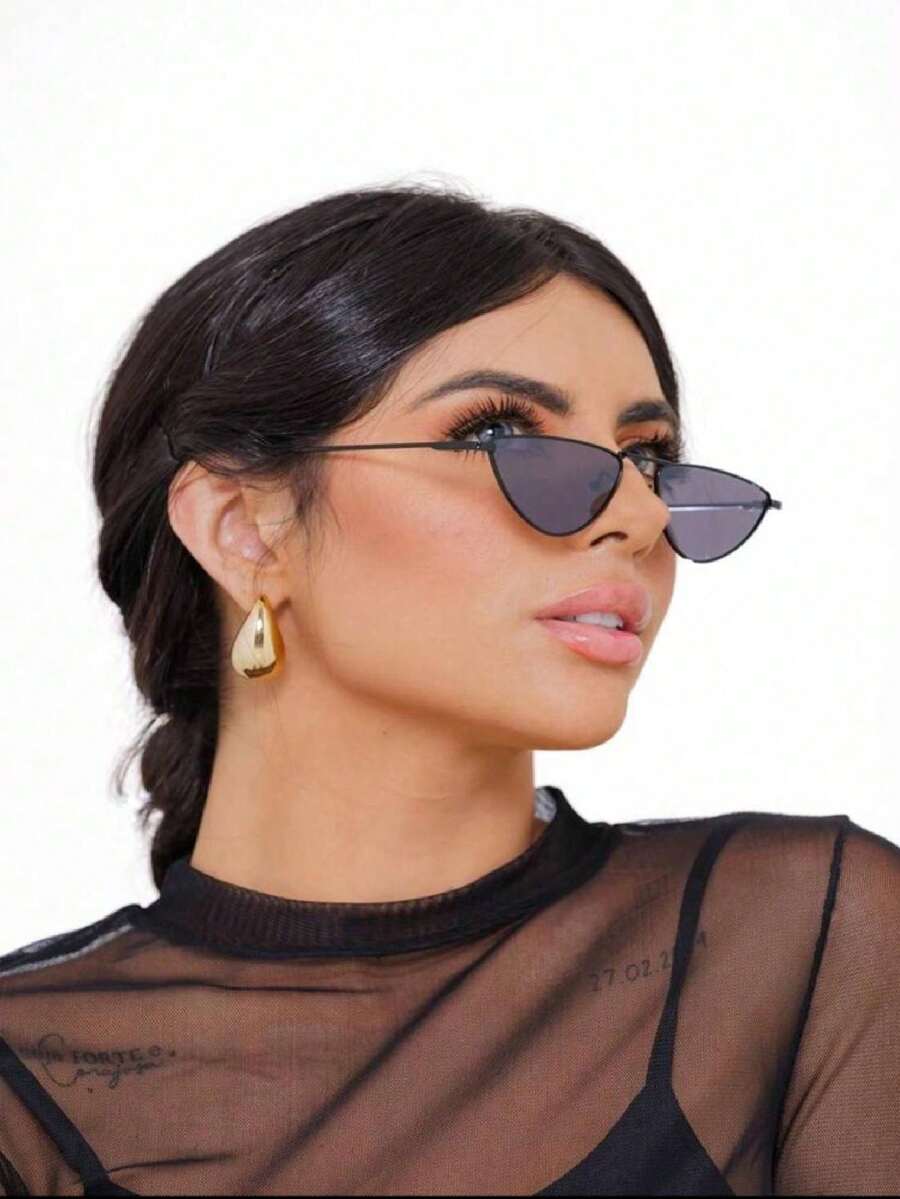 Women's Cat Eye  For Night PartiesCasualSexy - 黑色 - 查看 1