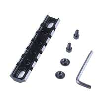 Riel Táctico Weaver Picatinny Para Guardamanos Empuñadura M4 - Negro - Ver 2