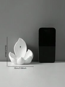 1pc Resin Creative Multipurpose Incense Burner With Lotus Flower Design For Home, Bedroom, Living Room, Office, Temple Decor Rama Decoration - Multicolor - View 5