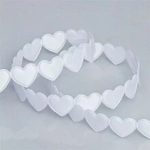 1 条心形涤纶丝带，适用于花束包装、蛋糕烘焙、礼品、DIY、圣诞节 - 彩色 - 查看 6