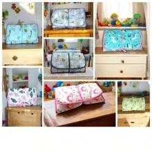 Nappy Changing Storage Bags - Safari màu xám - Xem 2