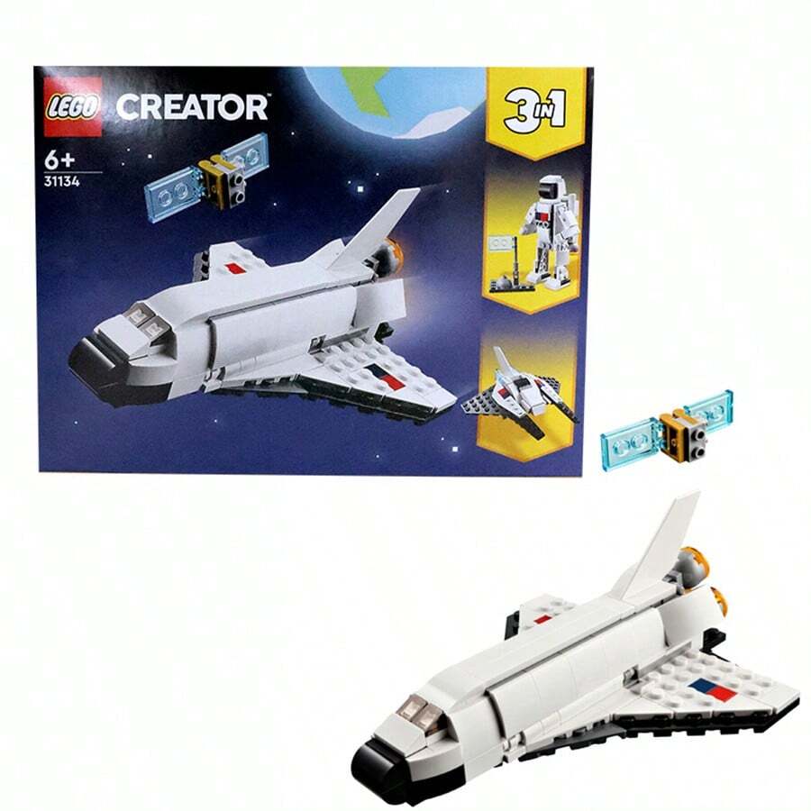 LEGO 31134 创意3合1系列航天飞机拼图男孩女孩拼装积木玩具 - 彩色 - 查看 1