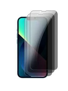 3 miếng kính cường lực chống nhìn trộm bảo vệ màn hình tương thích với iPhone 16 15 14 13 12 11 Pro Max XR X XS Max 7 8 Plus - màu đen - Xem 16