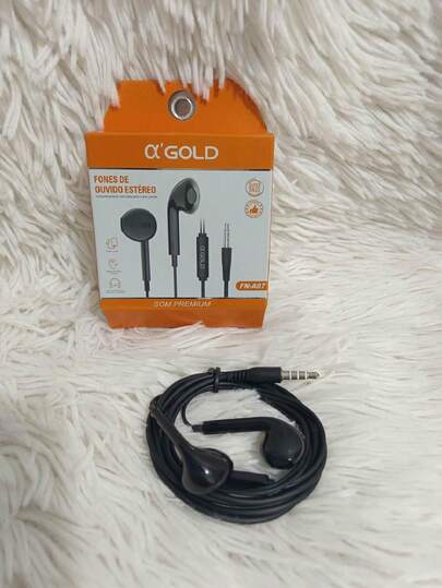 Fone de Ouvido Com Fio A'Gold(FN-A07)