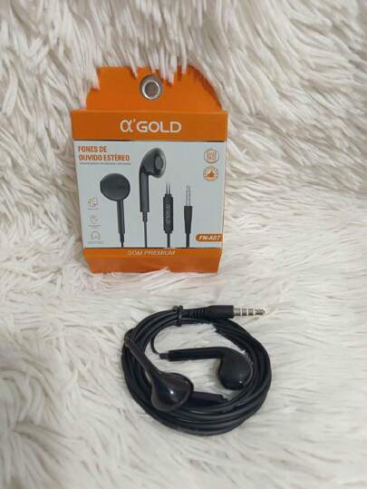 Fone de Ouvido Com Fio A'Gold(FN-A07)