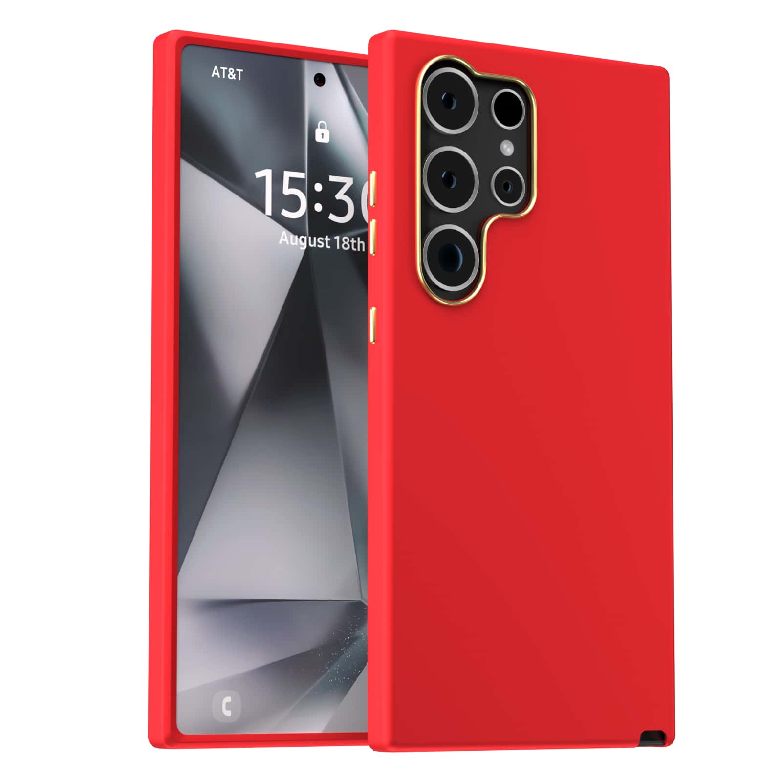 Premium Case Cover Compatible With Samsung A02 A05 A10 A12 A14 A15 A20 A21S A32 4G A34 5G A54 M02 M23 M51 F13Note 20 J5 Prime Premium Velvet Silicone Case - 紅色的 - 查看 1