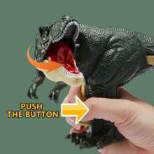 Decompression Simulated Dinosaur Model Teenagers's Toys Dynamic Pressing Tyrannosaurus Rex Gift Decoration Toys,Creative Prank Gifts, Halloween And Christmas Gifts