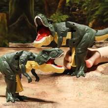 Decompression Simulated Dinosaur Model Teenagers's Toys Dynamic Pressing Tyrannosaurus Rex Gift Decoration Toys,Creative Prank Gifts, Halloween And Christmas Gifts