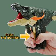 Decompression Simulated Dinosaur Model Teenagers's Toys Dynamic Pressing Tyrannosaurus Rex Gift Decoration Toys,Creative Prank Gifts, Halloween And Christmas Gifts