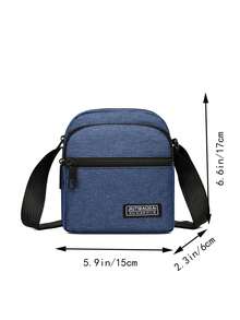 3 piezas Bolso de lona, Bolso de cintura impermeable, Bolso para cámara, Bolso utilitario de camuflaje EDC Bolso bandolera con correa para el hombro para Halloween, Navidad, Otoño, Universidad, Bolso de bandolera cruzado para hombres, Bolso lateral, Regalos para hombres, Bolso de hombre Scream, Regalos de Navidad para hombres, Bolso de hombre - Azul - Ver 7