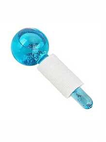 Crystal Facial Cooling Ice Balls - 1pc, Powder Blue, Fragrance-Free For Face & Neck Care Ice Globes For Facials,Beauty,Skin Care Products,Spa,Self Care,Skin Care Tools,Face Care,Esthetician Supplies,Massage,Face Massage Tool,Face Roller,Ice Roller,Ice Roller Face