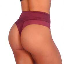 Kit Of 5 Microfiber High-Rise Thong Panties With Cotton Lining | 043 - 彩色 - 查看 1