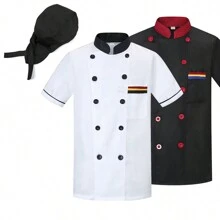 Paquete Filipina Chef Hombre + Gorro Paliacate + Mandil - Blanco - Ver 1
