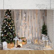 1 pièce Toile de fond pour photographie de fête de Noël - , parfaite pour les célébrations des fêtes et anniversaires, Halloween, décoration d'Halloween