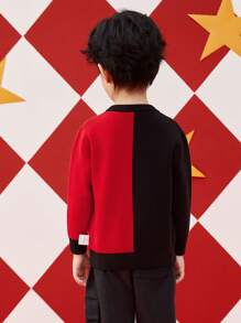 mini bala Áo len dệt kim mềm mại - màu đen - Xem 2