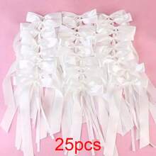50pcs, Wedding Bowknots Ribbon Bows Ribbon Bow Mini Cars Chairs Cloth Party Holiday Wedding Arch Vase Photo Prop Decoration