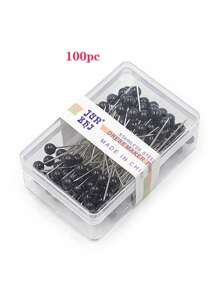 1 Box Positionsstifte und Kopfnadeln mit Kunstperle Dekoration
