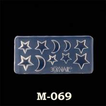 1pc 3D Silicone Resin Mold For Nail Art Decorations Silicone Molds DIY Jewelry Earring Pendant Design Nail Art Manicure