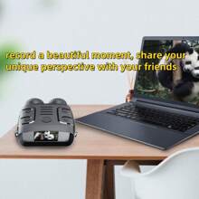 1 Set Qpingan 2.5K Night Vision Goggles With 10X Digital Zoom, Long Infrared Viewing Distance At Night, Support Image Video Recording For Hunting And Camping (Built-In Rechargeable Battery) - 黑色 - 查看 7