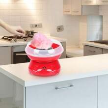 Candy Floss Machine Professional Automatic Candy Floss Maker Machine Round Cotton Sugar Machine Kit For Birthday Parties Children's Day Christmas Day And Wedding Party(Red) - Red - View 8