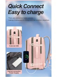 Large Capacity Multipurpose Travel Backpack - Airline Approved Laptop Backpack With Dedicated Shoe Compartment, USB Charging Port, Multiple Pockets And Ergonomic Design, Suitable For Outdoor Sports, Daily Use Thanksgiving Purse Holiday Computer Backpack Black Bag Hiking Large Capacity Multi-Functional Portable Fashionable Casual Men's Backpack Vacation Hip Bag Bag For Men Christmas Gifts For Men