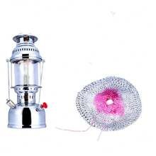1 pieza Malla de recubrimiento para lámpara de gas de queroseno para camping al aire libre - Rosa - Ver 6