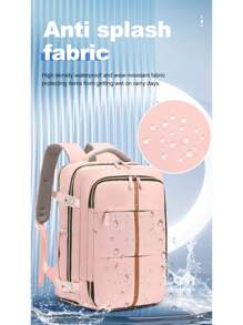 Large Capacity Multipurpose Travel Backpack - Airline Approved Laptop Backpack With Dedicated Shoe Compartment, USB Charging Port, Multiple Pockets And Ergonomic Design, Suitable For Outdoor Sports, Daily Use Thanksgiving Purse Holiday Computer Backpack Black Bag Hiking Large Capacity Multi-Functional Portable Fashionable Casual Men's Backpack Vacation Hip Bag Bag For Men Christmas Gifts For Men