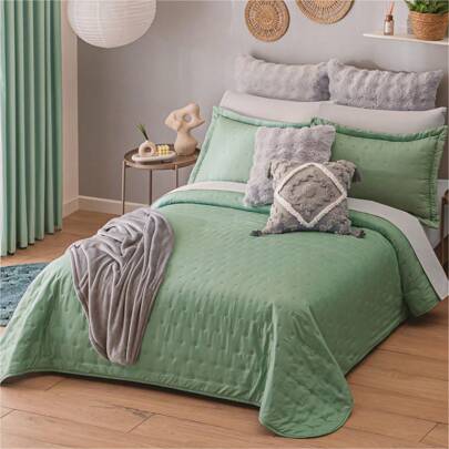  Edredón Ligero Liso Doble Vista. Colchas Concord