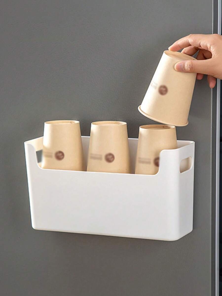 PATIKIL Supporto Da Muro Per Telecomando | 2 Pezzi Con Nastro Adesivo, In Plastica ABS Bianca, Dimensioni Slot 4.5x2.5x3 Cm