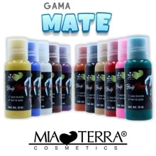 MIA TERRA COSMETICS MATTE WATER-BASED LIQUID BODY PAINT - MATT BLACK - View 4