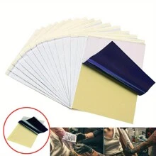 10/20/35pcs Professional Tattoo Transfer Paper Set - High-Quality A4 Size Stencil Paper For Freehand Drawing, Thermal Copying, And Tattooing - Unique Tracing Paper For Artists And Tattoo Enthusiasts - Multicolor - View 2