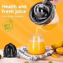 1pc Aigostar Orange Juicer Machine With Dual-Direction Juicing, Modular Design, Adjustable Filter, 2 Juicing Heads, 700ml Large Capacity, 40W, For Oranges, Grapefruits, Lemons - EU F Type Plug(220-240V) - View 6