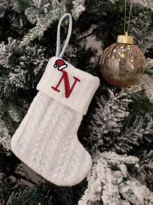 1pc Home Decor White Christmas Socks Knitted Socks Woolen Socks Embroidered Letters Candy Gift Bag Creative Holiday Festive Letters White Christmas Socks Gift Bag,Wedding Birthday Party Decor, Holiday Decor, Socks Gift Bag, Thanksgiving Decor, Christmas Decor, Room Decor, Home Decor,Christmas Gift Christmas Decorations Home Christmas Gifts Christmas Decor - Multicolor - View 22