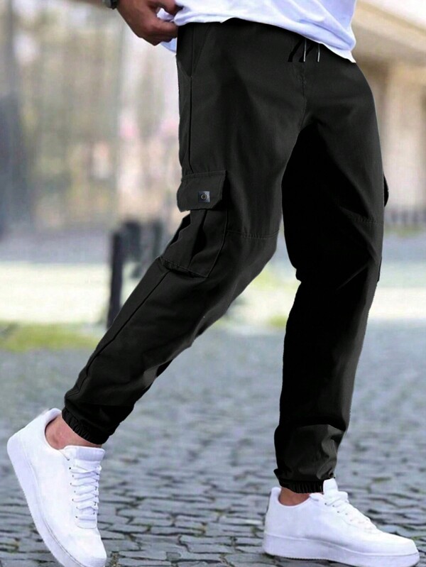 Pantalones cargo para hombre, pantalones jogger casuales y sueltos, pantalones holgados y bombachos ligeros de primavera/verano, ropa deportiva versátil