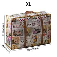 1pc Storage Bag, Packing Bag, Moving Bag - For Travel, Dorm, Home Organization, Moving - Heavy Duty Pencil Case Room Decor Home Decor Kitchen Wall Decor Bed Room Decor School Supplies School Decorations Decor Festival Decor Room Decor Home Decor Bed Room Decor Dress Pants Shoes Jeans Boots Skirt Bedroom, Organizer, Home Storage, White T Shirt Women, Black Pants Women, Ladies Winter Clothes, Dress, - 1pc - View 9