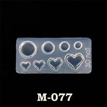 1pc 3D Silicone Resin Mold For Nail Art Decorations Silicone Molds DIY Jewelry Earring Pendant Design Nail Art Manicure