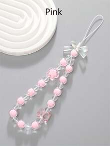 1 件可爱透明水晶蝴蝶结包包吊坠手机吊坠，包包配件人造水晶吊坠，可爱人造水晶串珠手链钥匙扣，复古魅力钱包包包背包汽车吊饰，适合女士和女孩，透明水晶吊坠适合送给朋友、亲戚、恋人的礼物 - 彩色 - 查看 3