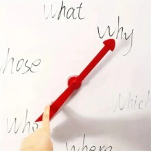 Large 12-Inch Suction Cup White Board Pointer - Ideal Choice For Educational Environment And Game Selections - Red - View 3