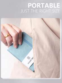 1 Stück Taschennotizbuch Tagebücher + 1 Stück Stift, kleine Schreibheft Notizbücher zum Schreiben, A7 Mini Notizblöcke mit Stifthalter, Schulmaterial, Schulanfang