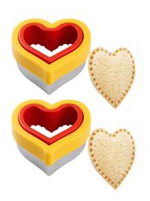 Conjunto de 1/5 cortadores de sándwich de acero inoxidable, sellador de sándwich y desmigajador, cortador de galletas con formas lindas de estrella, dinosaurio, corazón, oso, cuadrado y redondo, herramienta de fabricante de sándwiches de bolsillo, ideal para preparar almuerzos para el regreso a clases