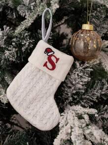 1pc Home Decor White Christmas Socks Knitted Socks Woolen Socks Embroidered Letters Candy Gift Bag Creative Holiday Festive Letters White Christmas Socks Gift Bag,Wedding Birthday Party Decor, Holiday Decor, Socks Gift Bag, Thanksgiving Decor, Christmas Decor, Room Decor, Home Decor,Christmas Gift Christmas Decorations Home Christmas Gifts Christmas Decor - Multicolor - View 21