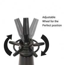 Wig Head Stand For Mannequin Head For Wigs Professional Display Wig Holder With Suction Cup Adjustable Swivel Handle - Black - View 2