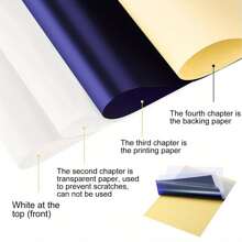 10/20/35pcs Professional Tattoo Transfer Paper Set - High-Quality A4 Size Stencil Paper For Freehand Drawing, Thermal Copying, And Tattooing - Unique Tracing Paper For Artists And Tattoo Enthusiasts - Multicolor - View 11