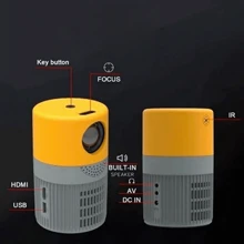 Portable Mini Projector YT400 Native 1080P LCD Video Movie Multimedia Home Theater Cinema Player LED - 彩色 - 查看 2